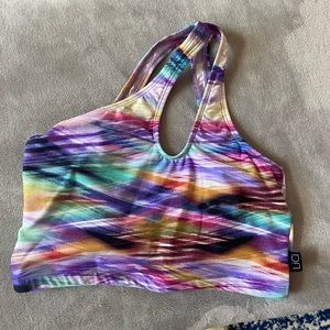 LiCi Fit Electric Sunset one shoulder bra size M/L